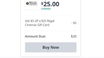 Gyft Regal Cinemas Gift Card