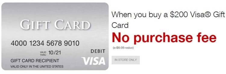 Staples Fee-Free Visa Gift Cards 01.13.19-01.19.19