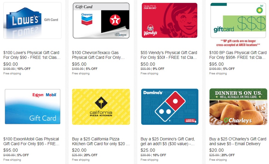 Expired Ebay Daily Deals Buy Discounted Gift Cards For Lowe S