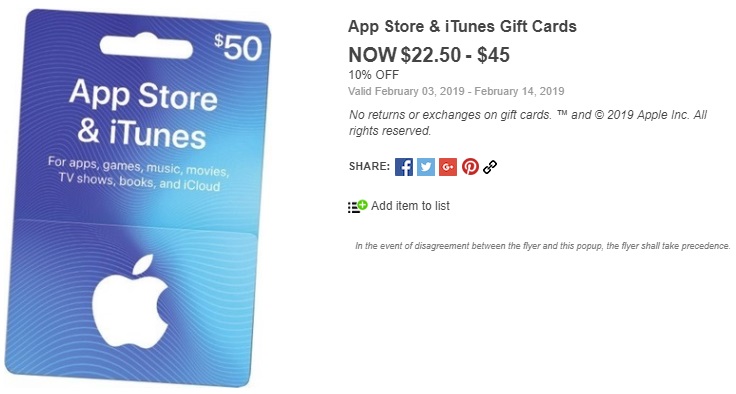 Family Dollar iTunes Gift Card Discount