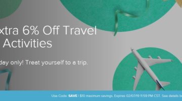 Raise 6% Off Travel & Activities Promo Code SAVE