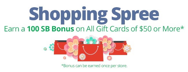 MyGiftCardsPlus 100 Bonus Swagbucks $50 Gift Cards