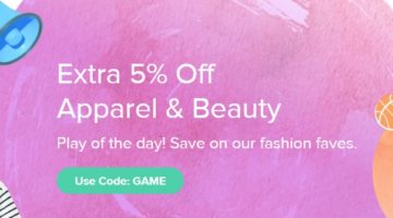 Raise 5% Off Apparel & Beauty Promo Code GAME