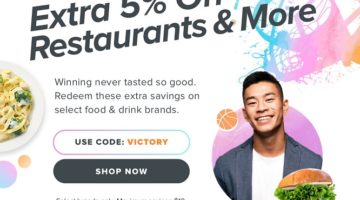 Raise 5% Off Food & Drink Promo Code VICTORY