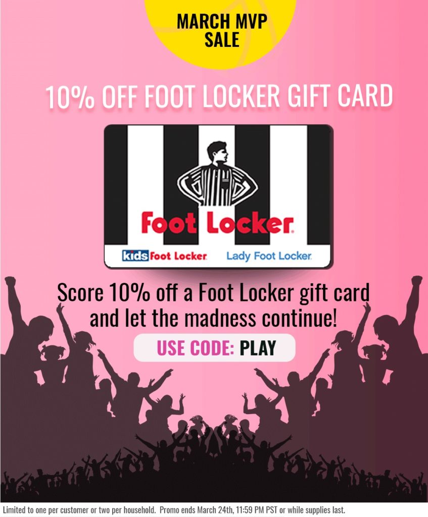 (EXPIRED) Swych Save 10 On Foot Locker Gift Card With