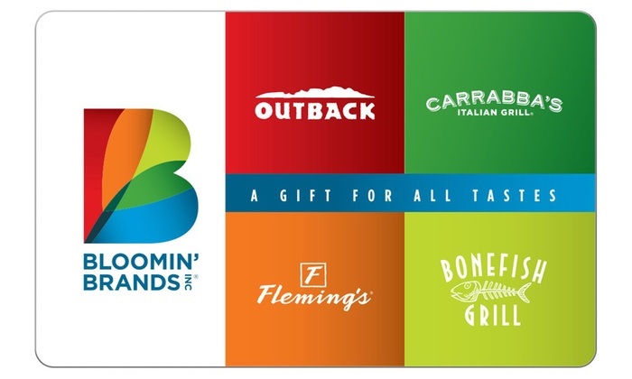 Bloomin' Brands Gift Card