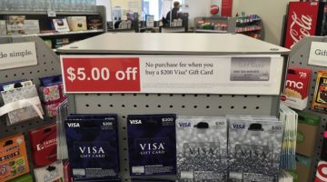 Staples $5 Off Visa Gift Cards