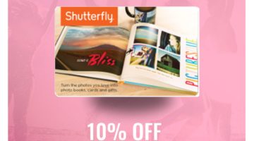 Swych 10% Off Shutterfly Gift Card 10% Create