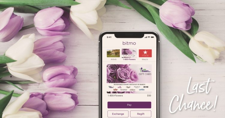 Bitmo 1-800 Flowers 10% Off Promo Code MOMSDAY10