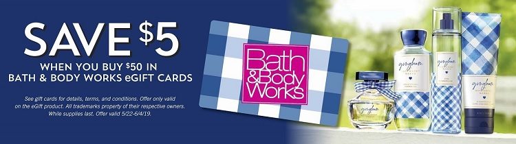 Kroger $5 off $50 Bath & Body Works