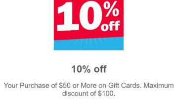 Meijer mPerks 10% Off Most Third Party Gift Cards