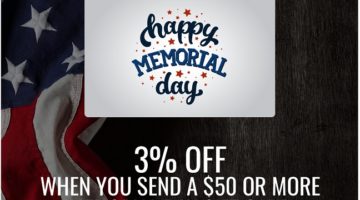 Swych Memorial Day Gift Card Promo Code HONOR50