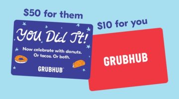 $50 GrubHub Gift Card $10 Gift Card
