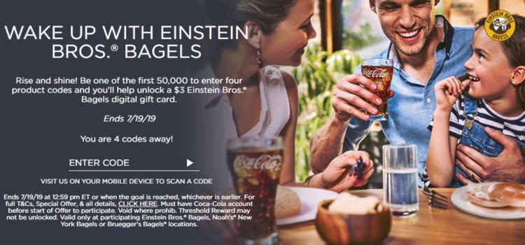 Coke Rewards Einstein Bros Bagels