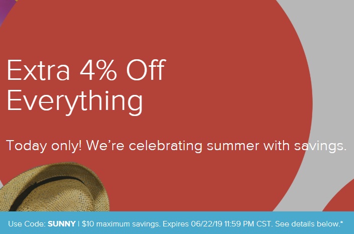 Raise 4% Off Sitewide Promo Code SUNNY