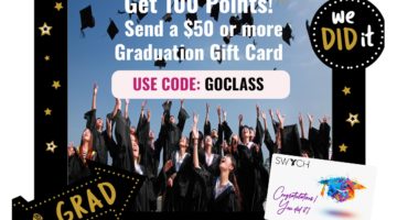 Swych $50 Graduation Gift Card Promo Code GOCLASS