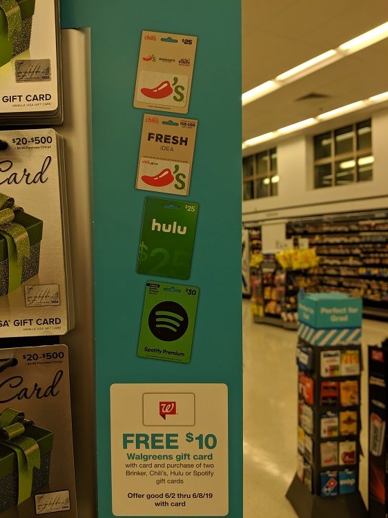 Expired Walgreens Get Free 10 Walgreens Gift Card When Buying 2
