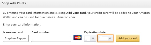Citi Amazon Enroll card 2