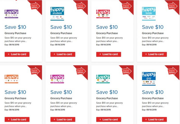 Giant Martin's Stop & Shop $10 Off Groceries Happy Gift Cards