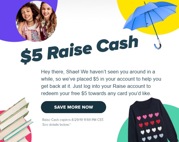 Raise Cash 08.29.19