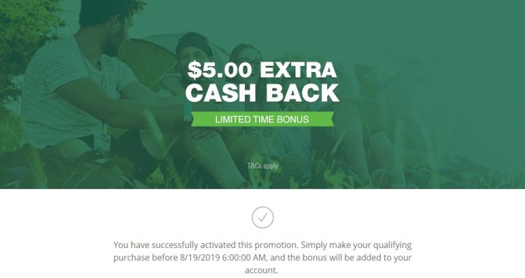 TopCashback $5 Bonus