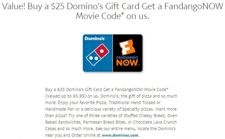 Expired Paypal Digital Gifts Buy 25 Domino S Gift Card Get
