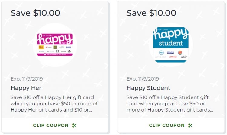 Expired Publix Buy 50 Happy Gift Cards 10 Groceries Get 10 Off 6 Happy Brands Gc Galore - how to use a $10 roblox gift card 2019
