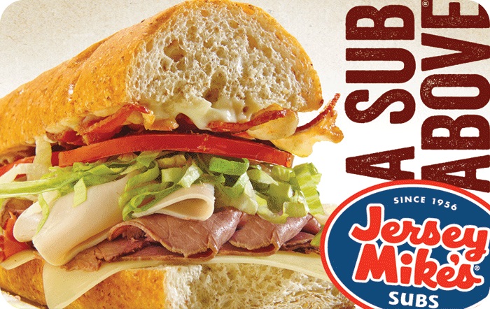 Jersey Mike's Gift Card