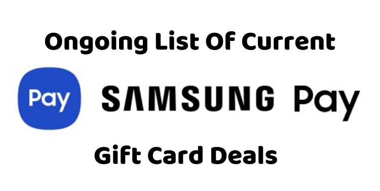 Samsung Pay Gift Card Deals 15 Off Gap Options 10 Off Chipotle Gift Cards Gc Galore