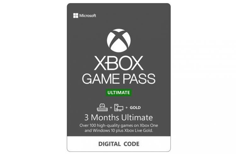 3 Month Xbox Game Pass Gift Card