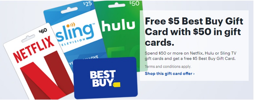 best buy hulu gift card