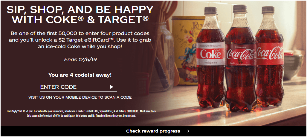 Expired Coke Rewards Get 2 Target Egift Card Free When Entering 4 Codes Gc Galore - ice cold cola roblox
