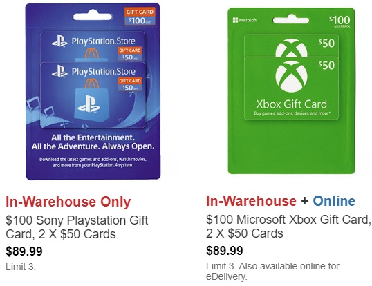 costco xbox gift cards