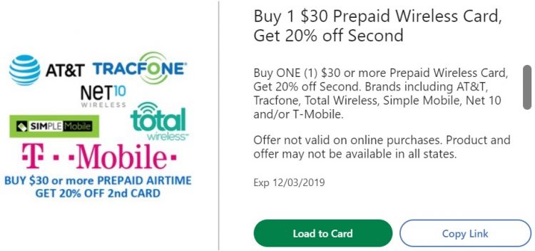 Kroger prepaid phone gift card