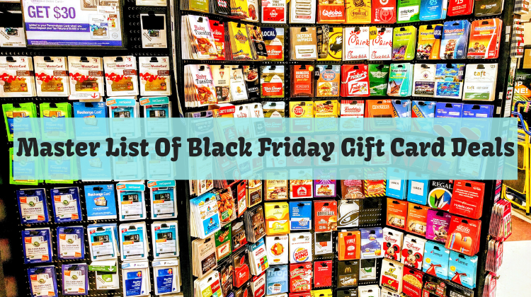 Expired Master List Of Black Friday Gift Card Deals Gc Galore