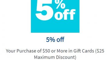 Meijer 5% Off Gift Cards