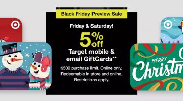 Target 5% Off eGift Cards