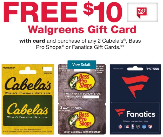Expired Walgreens Buy 2x Select Gift Cards Get 10 Walgreens