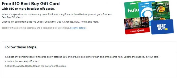 Expired Best Buy Buy 50 Select Gift Cards Get 10 Best - roblox gift cards free online where can i buy taco bell