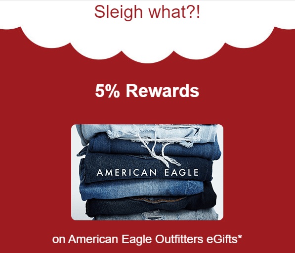 Expired Giftcards Com Earn 5 G Money Rewards On American Eagle