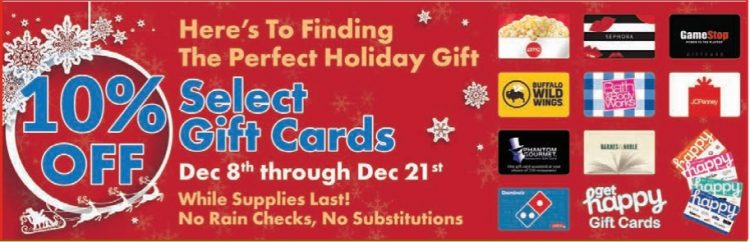 Market Basket Save 10 On Select Gift Cards Gamestop - how much is a roblox gift card at gamestop