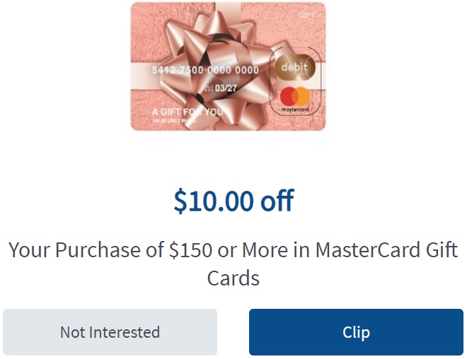 Expired Meijer Buy 150 Mastercard Gift Cards Save 10