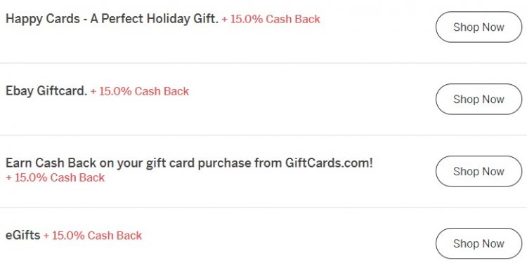 Expired Rakuten Ebates Earn 15 15x Cashback On Select 3rd Party Gift Cards Ebay Gamestop Happy More Gc Galore