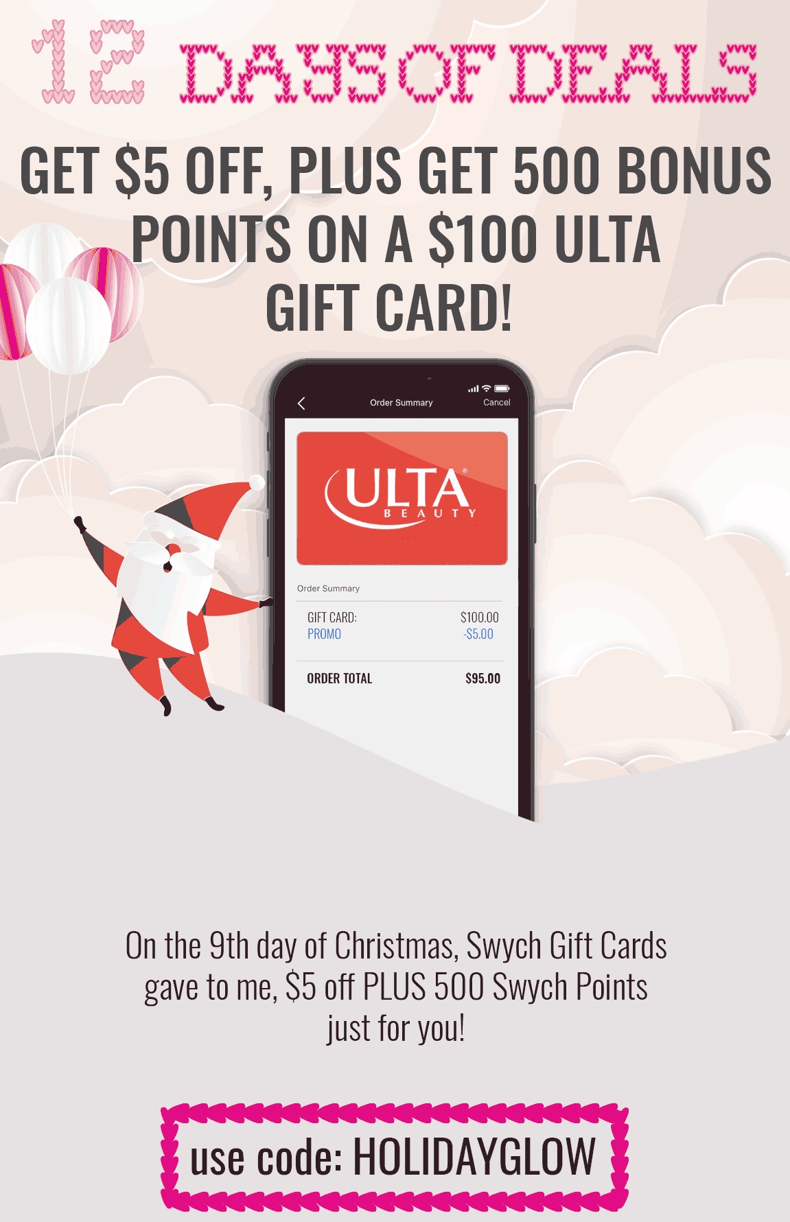 Expired Swych Buy 100 Ulta Gift Card For 95 Get 500 Points