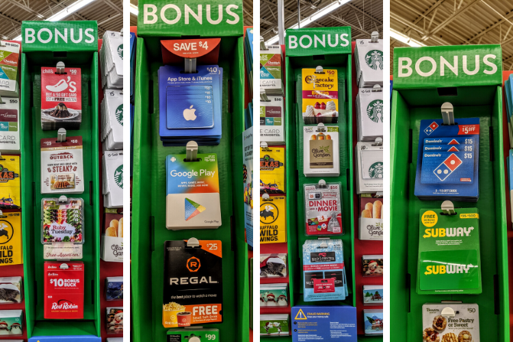 Walmart Bonus Gift Card Deals