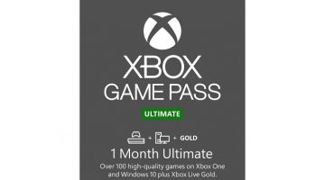 1 Month Xbox Game Pass Gift Card