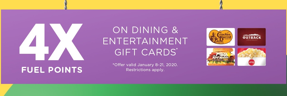 Expired Kroger Earn 4x Fuel Points On Dining Entertainment Gift Cards Includes Happy Guy Gamestop Itunes Gc Galore - dq guy roblox