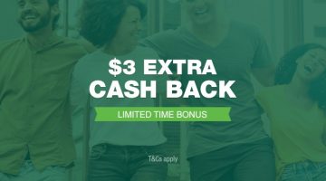 TopCashback $3 Bonus