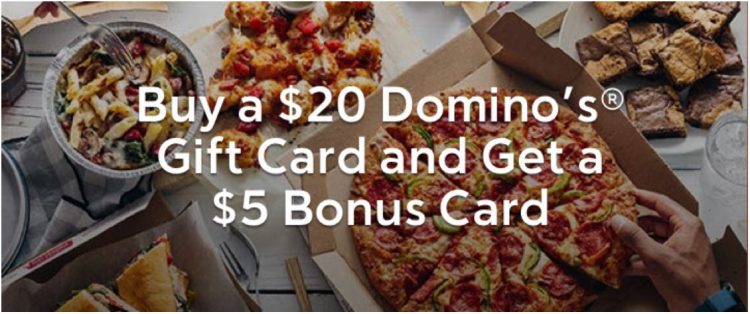 Expired Gyft Buy 20 Domino S Gift Card Get 5 Domino S Gift Card Free With Promo Code Handmade Limit 5 Gc Galore - dominos promo code roblox