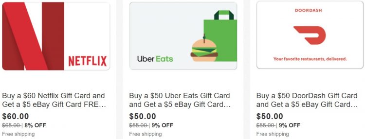 Expired Ebay Ppdg Buy 50 60 Select Gift Cards Get 5 Ebay